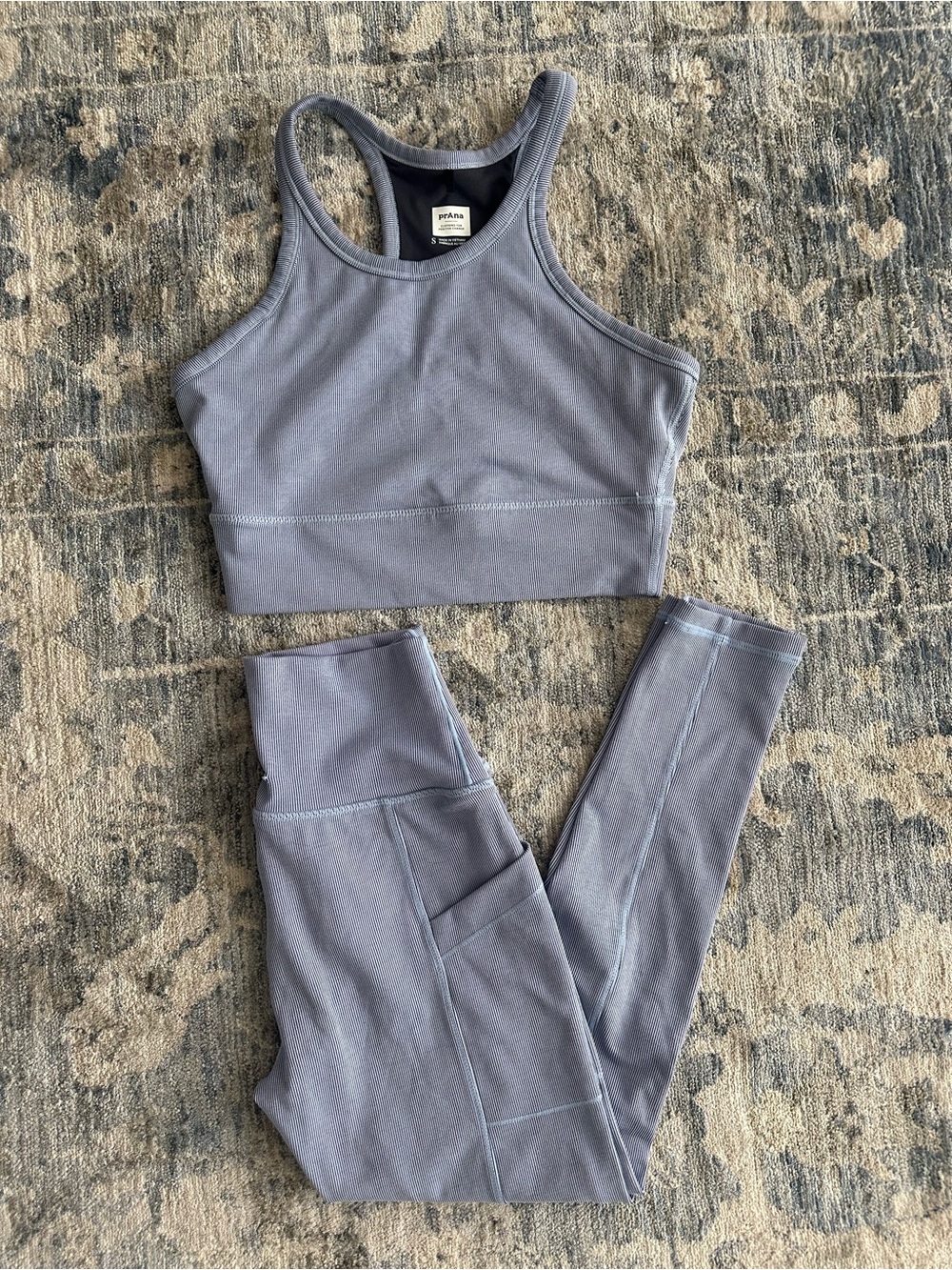 Prana Racerback Sports Bra & Leggings Set